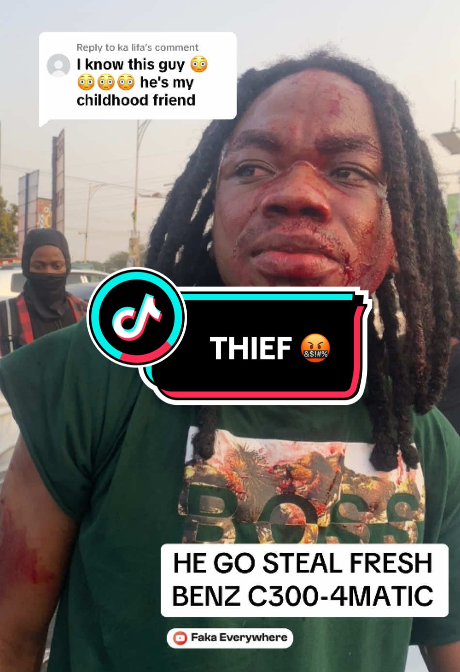 Replying to @ka lifa Thief, he has stolen a brand new Benz c300 #ghanatiktok🇬🇭 #ghana #thief #benz #benzc300 #accra #accraghana🇬🇭 #thiefs #car #here #daytime #arrested #ghanabloggers #bloggers #bloggerlife 