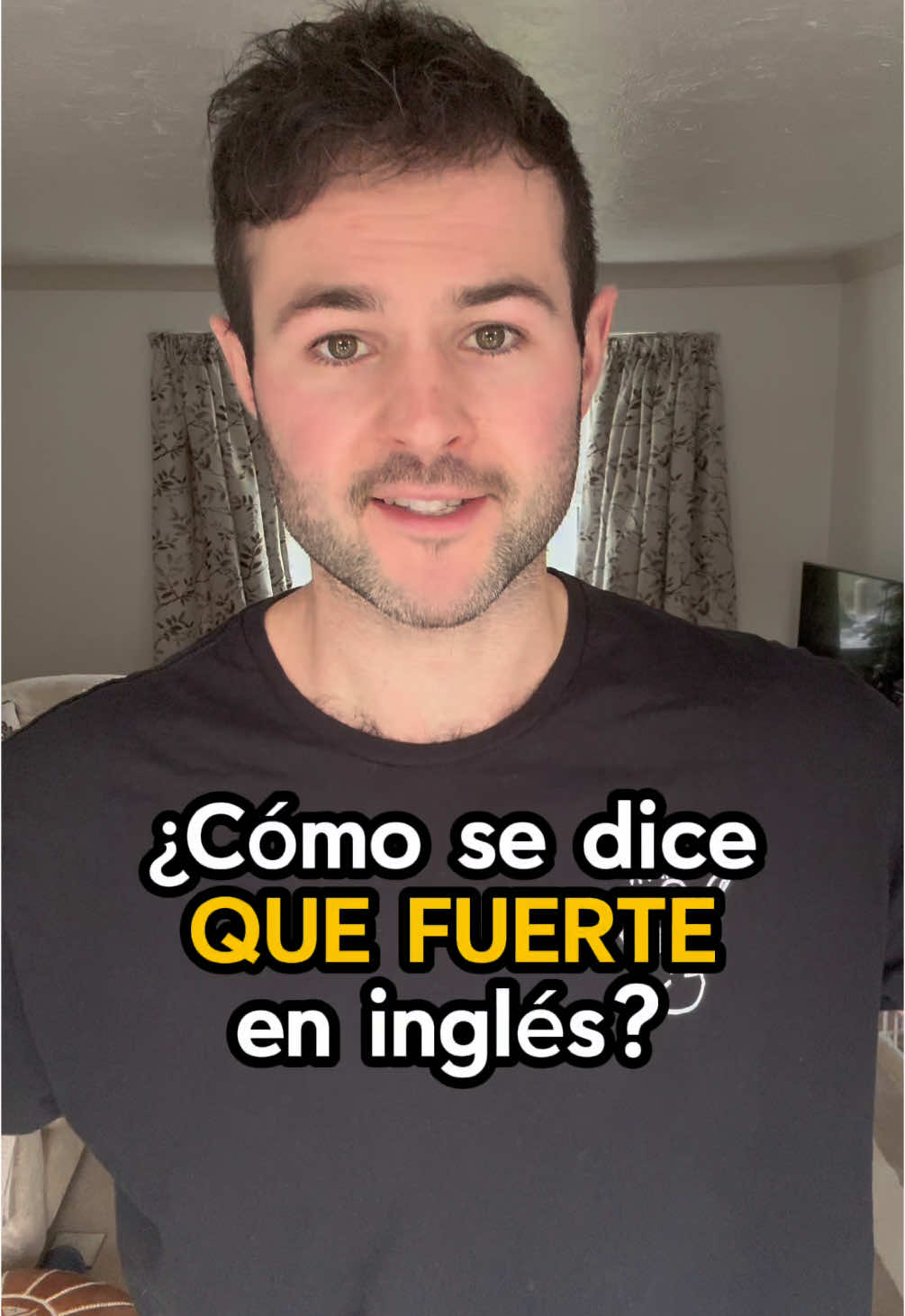 ¿Cómo se dice QUE FUERTE en inglés? #ingles #aprenderingles #cursodeingles 