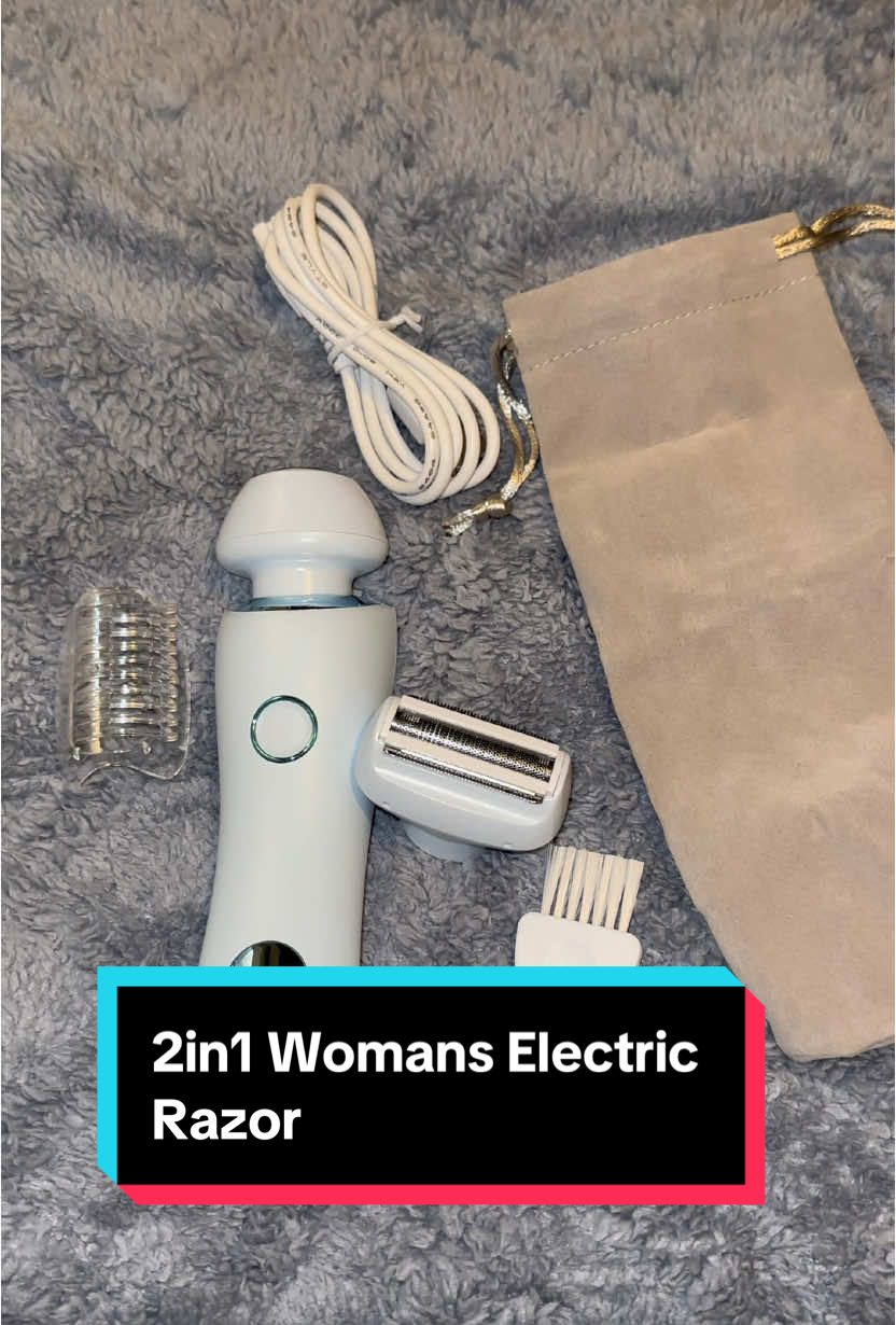 This 2in1 woman’s electric razor is brilliant! #electricrazor #womansrazor #2in1razor #electricshaver #womansshaver #TikTokMadeMeBuyit 
