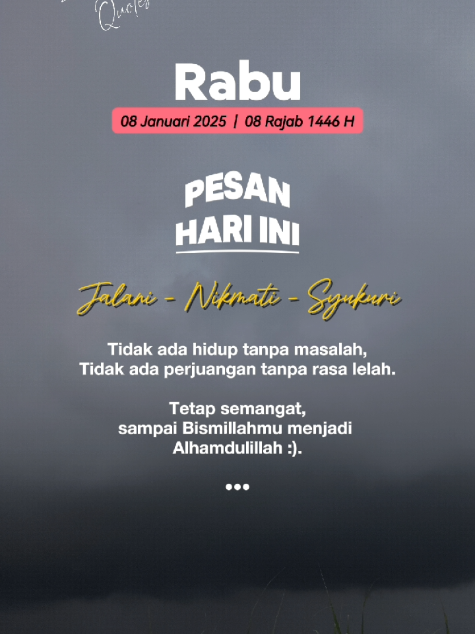 Rabu #storytime #quotesislami #storywa #rabu #januari2025 #fyp 