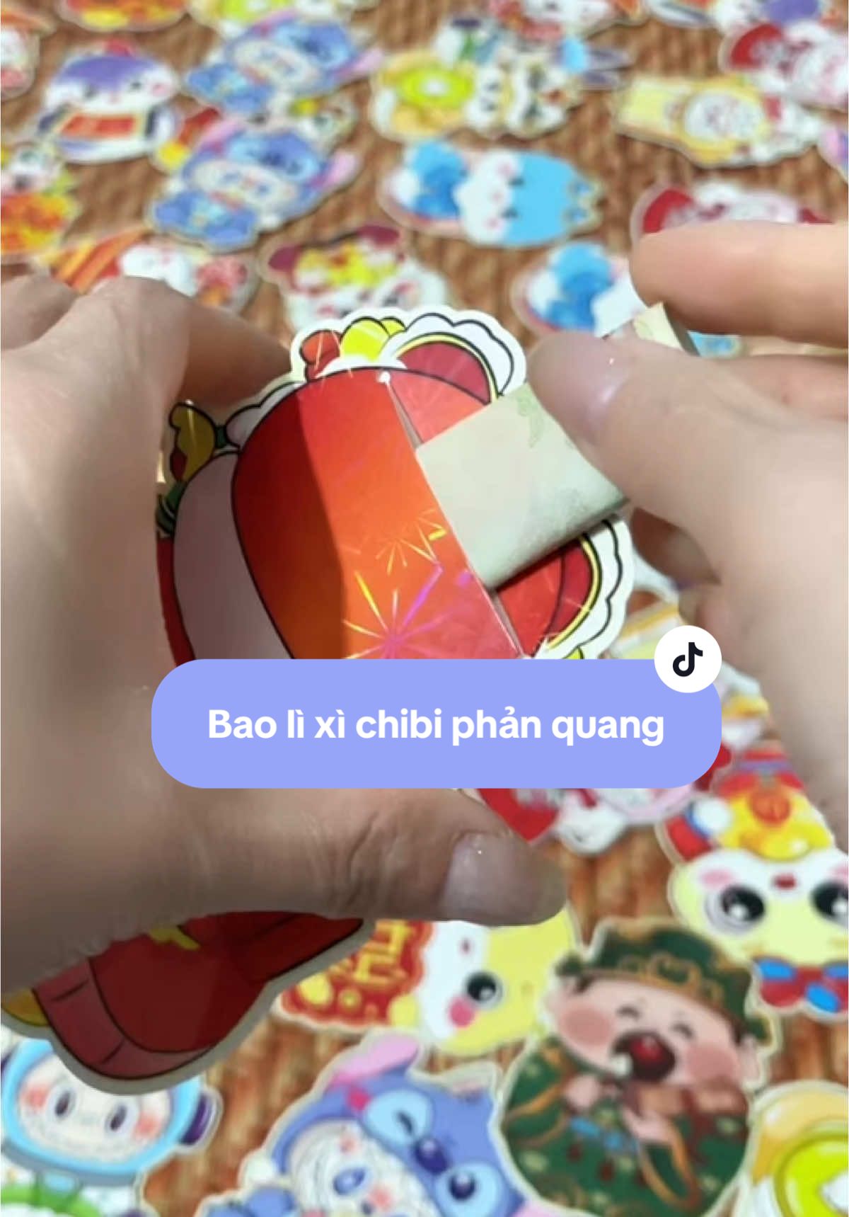 Combo 100 bao lì xì chibi phản quang lấp la lấp lánh #hangdodecortet #tetvietnam #tet #tetnguyendan #samtetbaovui #lixi #lixitet2025 #baolixi #lixichibi 