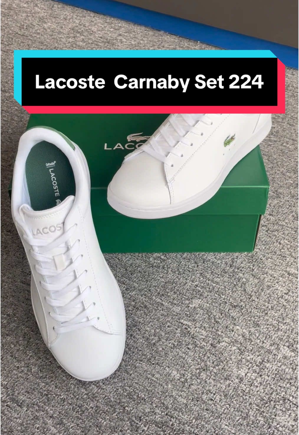 Mẫu giày đến từ thương hiệu nổi tiếng Lacoste chắc chứn sẽ không làm bạn thất vọng với đường nét tinh tế và trải nghiệm cực thích thú 😆🥰#TikTokAwardsVN #viral #xuhuong #authentic #giaychinhhang #real #lacoste #xuhuongtiktok 