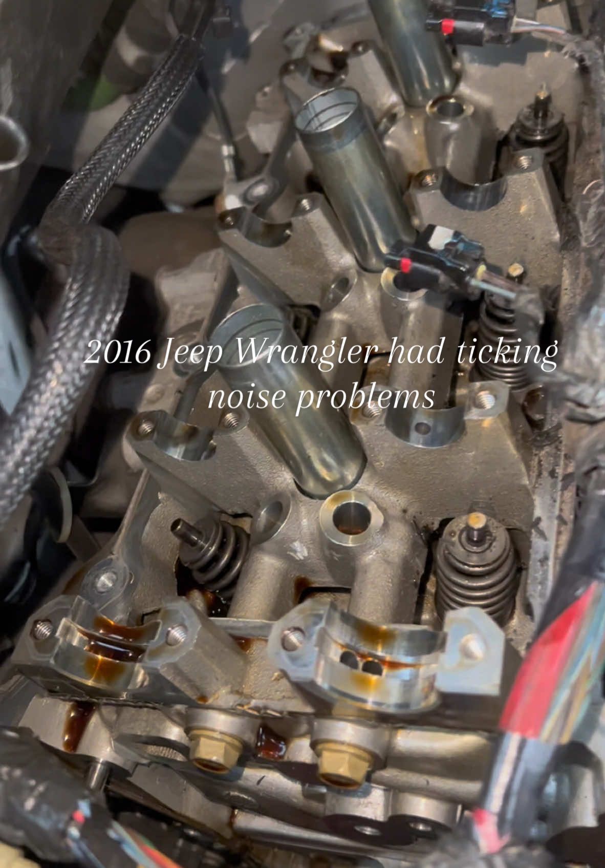Replacing the rocker arms, lifters, and new timing chain to fix the infamous Pentastar tick