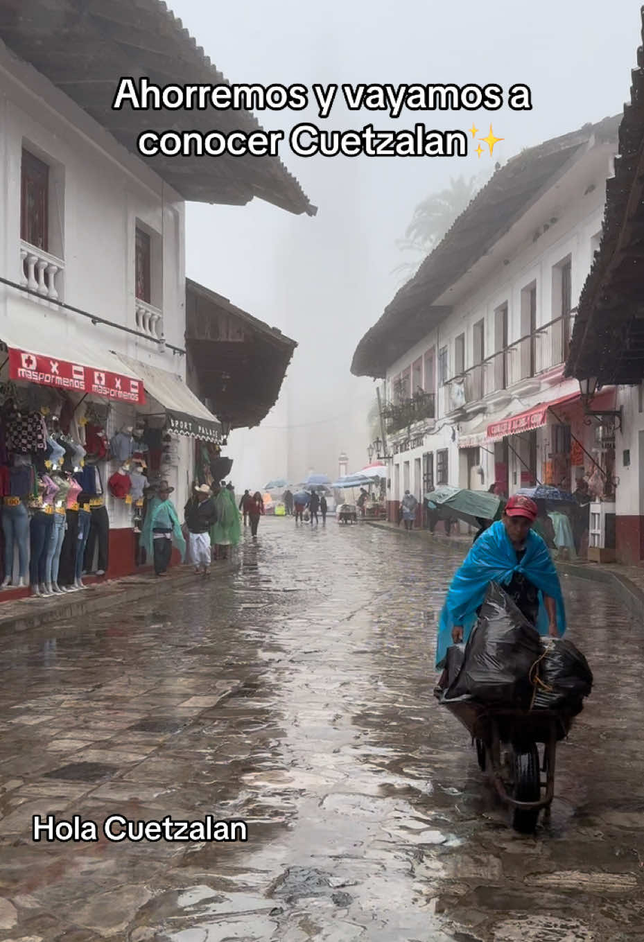 Cuetzalan con neblina es bonito ✨🌧️📷☕️ #cuetzalan #puebla #turismo #patadeperrohidalgo #grutas #cascadas #cuetzalanpueblomagico 