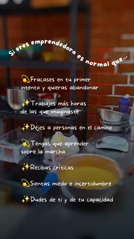 El normal tener esos sentimientos al principio, pero a medida que vallas avanzando verás de lo que eres capaz 💫 por eso recomiendo 100% ser Emprendedor 💫  #CapCut #motivacion #emprender #emprendedor #quequescaseros #rosscakespuq #CapCutMotivacional 