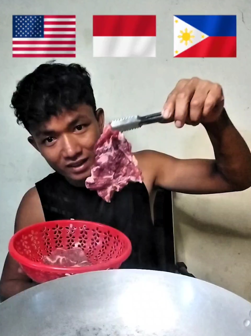 Three country steak flavor🇺🇲🇲🇨🇵🇭#food #stek #steak #steaktiktok #videotiktok 