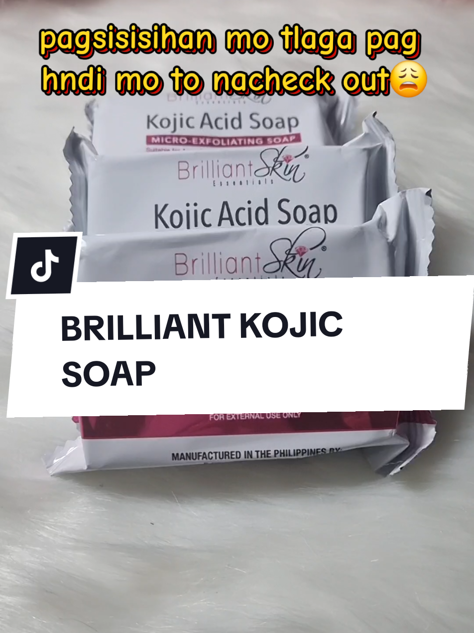 pagsisihan mo talaga pag hindi mo to nacheck out! ganda neto sa balat. bsta brilliant, subok na 🩷🩷 #TikTokCreatorSearchInsightsIncentive #bestwhiteningsoap #skincare #kojicacid #brilliantsoap #soapforacne  #mostrecommended #kojicsoap #budolera 