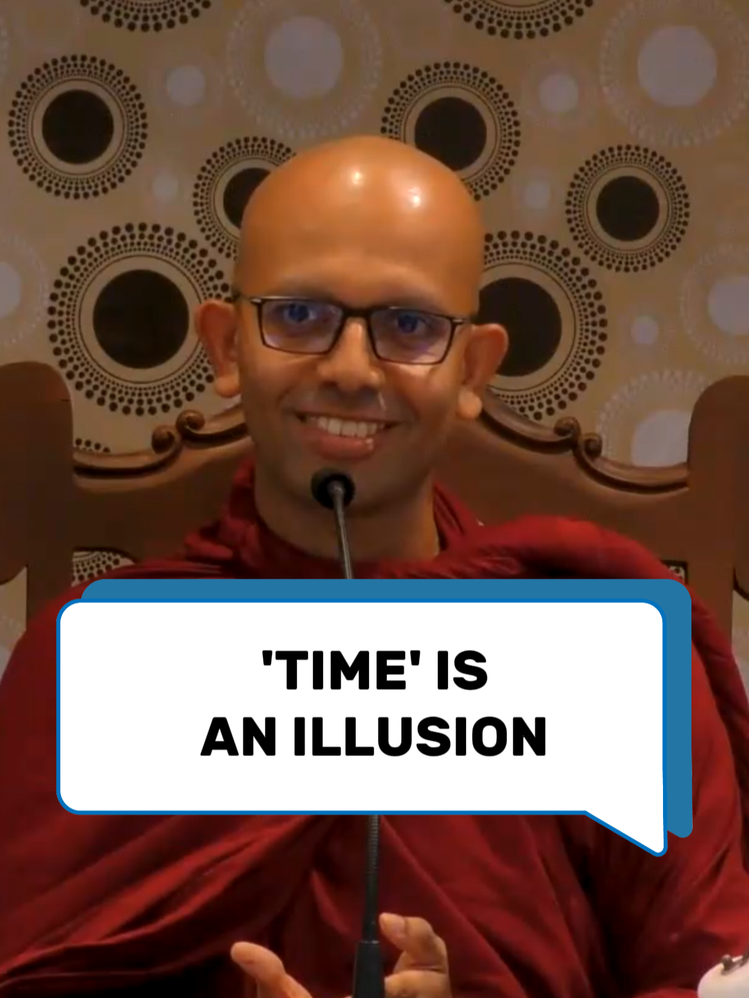 Time is an illusion | Think Differently ❤️ #foryouu #foryoupagе #thinkdifferent #buddha #philosophy #buddhism #scientistinrobe #buddhistlabnotes #jethavanarama #amadassana_thero