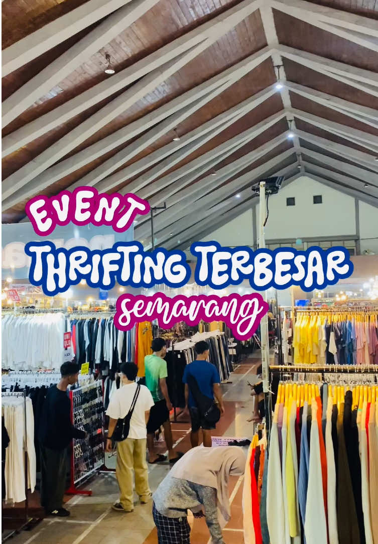 Event thrifting terbesar dan terlengkap di Semarang bisa tebus 5k loh. Event ini dari tanggal 6-12 Januari 2025 aja @lokariamarket  📍Lokaria Market Auditorium Imam Barjo Undip Pleburan #thrift #thriftsemarang #thriftsemarangmurah #lokariamarket #thriftpleburan #thrifting #semarang24jam