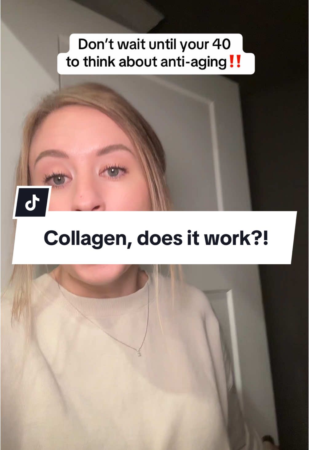 You have to start thinking about anti-aging when you’re still young! Supplement your body with the things it’s losing naturally! 🙌🏼 #collagen #skincare #skin #antiaging #women 