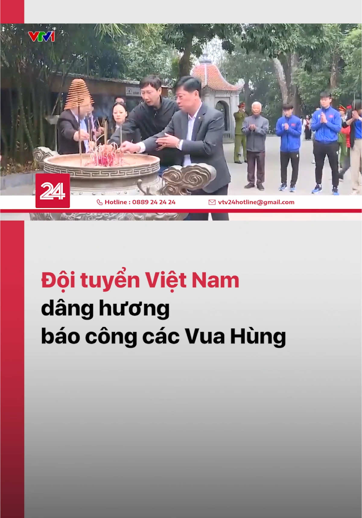 Sáng nay, Đội tuyển Việt Nam đã mang chiếc cúp vô địch giải ASEAN Cup 2024 mang về đền Hùng để dâng hương báo công sau chiến thắng. #vtv24 #vtvdigital #tiktoknews #MitsubishiElectricCup #ASEANUtdFC #SportsonTikTok #aseancup2024