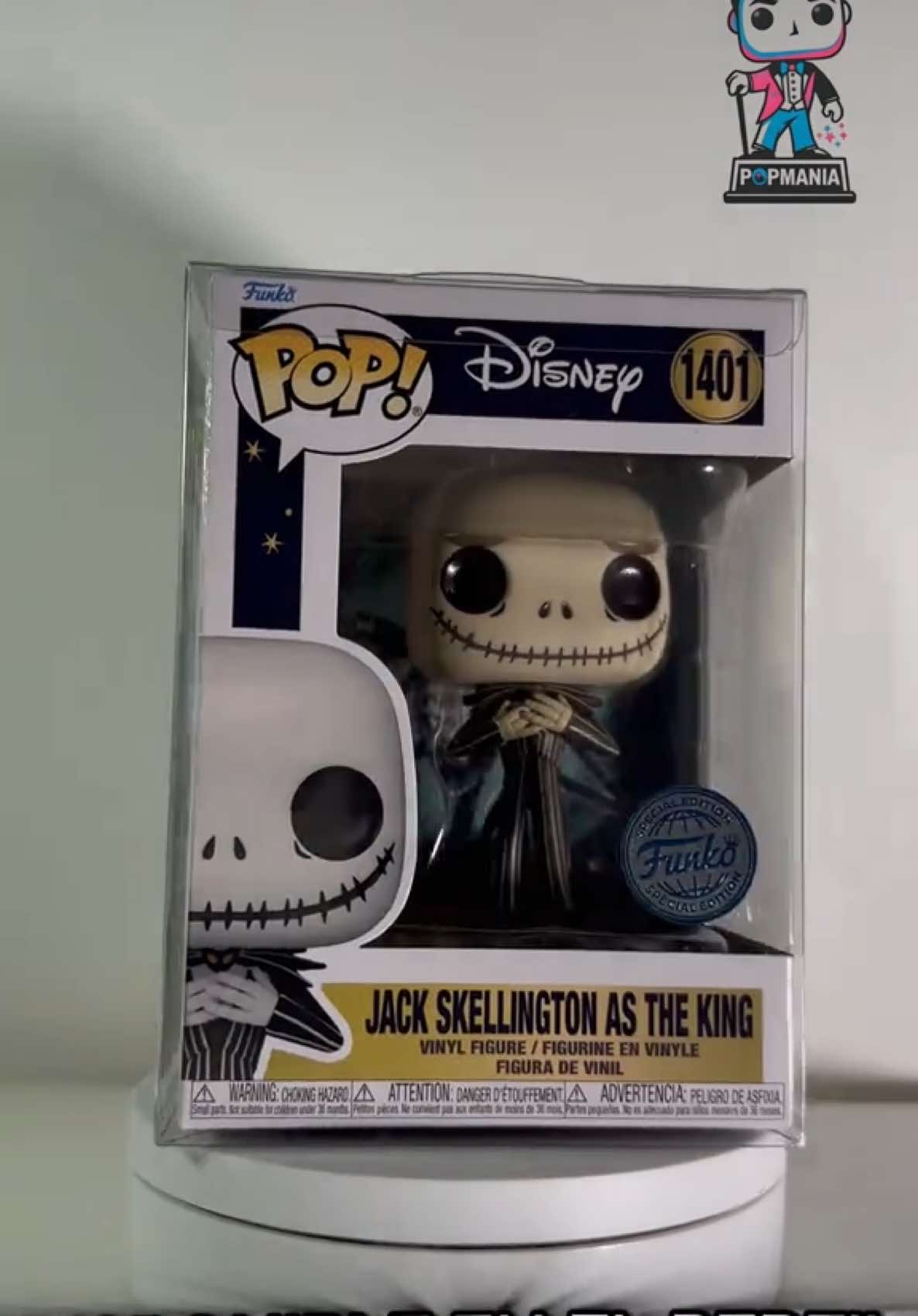 🎃✨ ¡El espíritu de Halloween y Navidad juntos! 🎅💀 Revive un clásico con Jack Skellington de Pesadilla antes de Navidad y termina con el increíble Funko POP! de Jack. ¿Lo quieres en tu colección? ¡No te lo pierdas! 👀 #PesadillaAntesDeNavidad #JackSkellington #FunkoPop #NavidadYHalloween #Coleccionistas