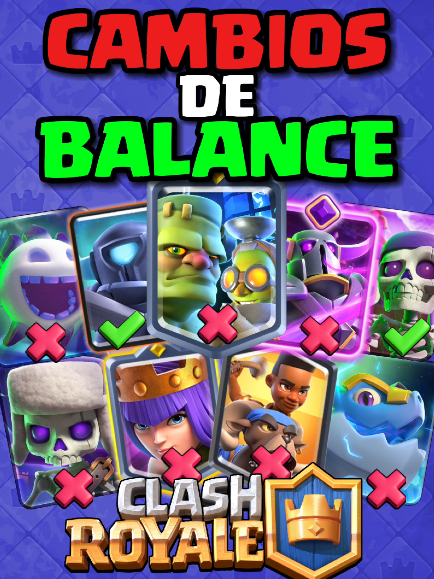 Cambios de Balance Finales Clash Royale #Gaming #clashroyale #supercell 