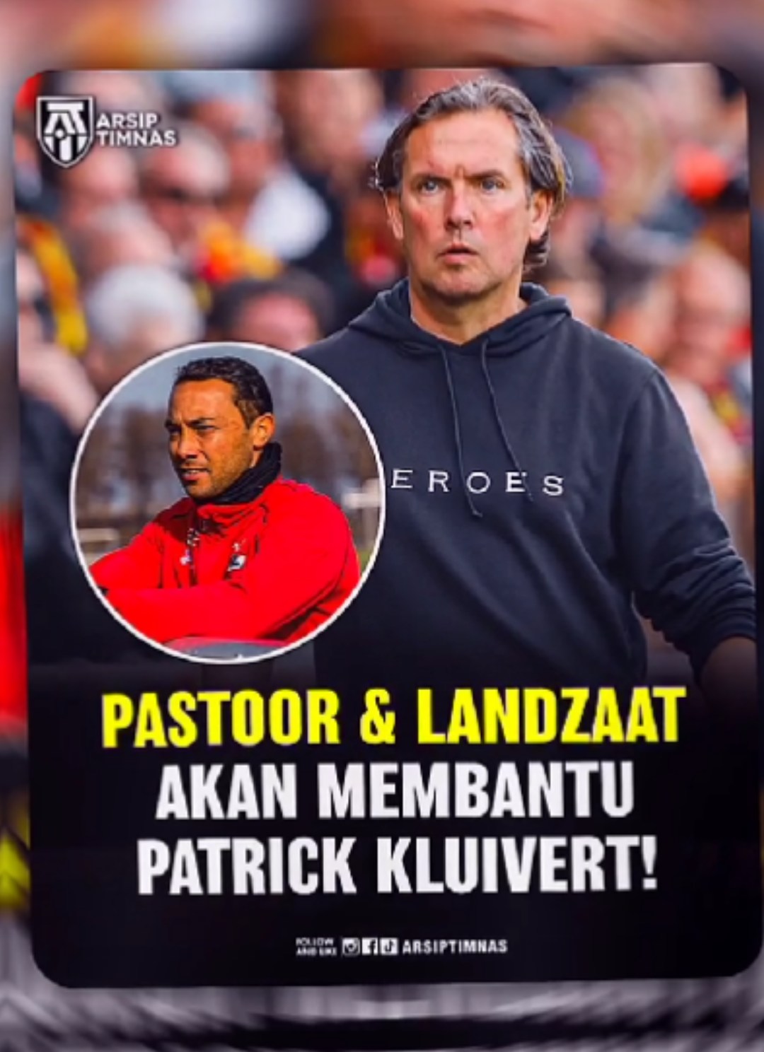 BREAKING UPDATE 🚨 Alex Pastoor pindah ke Indonesia untuk bekerja sebagai asisten pelatih nasional Patrick Kluivert. Mantan pelatih Kota Almere ini bergabung dengan staf teknis timnas. Selain Pastoor, Landzaat juga akan menambah keahliannya pada staf Kluivert. Mantan pemain sepak bola profesional berusia 48 tahun untuk AZ dan Feyenoord, antara lain, yang berasal dari negara Asia, sebelumnya adalah bagian dari staf teknis Pascal Jansen di Ferencváros Hongaria. Pasca kepergian Jansen ke New York City FC, Landzaat memilih tantangan baru di Indonesia. - Denny Landzaat tentu bukan nama asing bagi kita sebab doi juga merupakan keturunan Indonesia yang berasal dari Maluku 📰dendenzl, voetbalprimeur #alexpastoor #dennylandzaat #timnasindonesia #kitagaruda #trending #fyp 