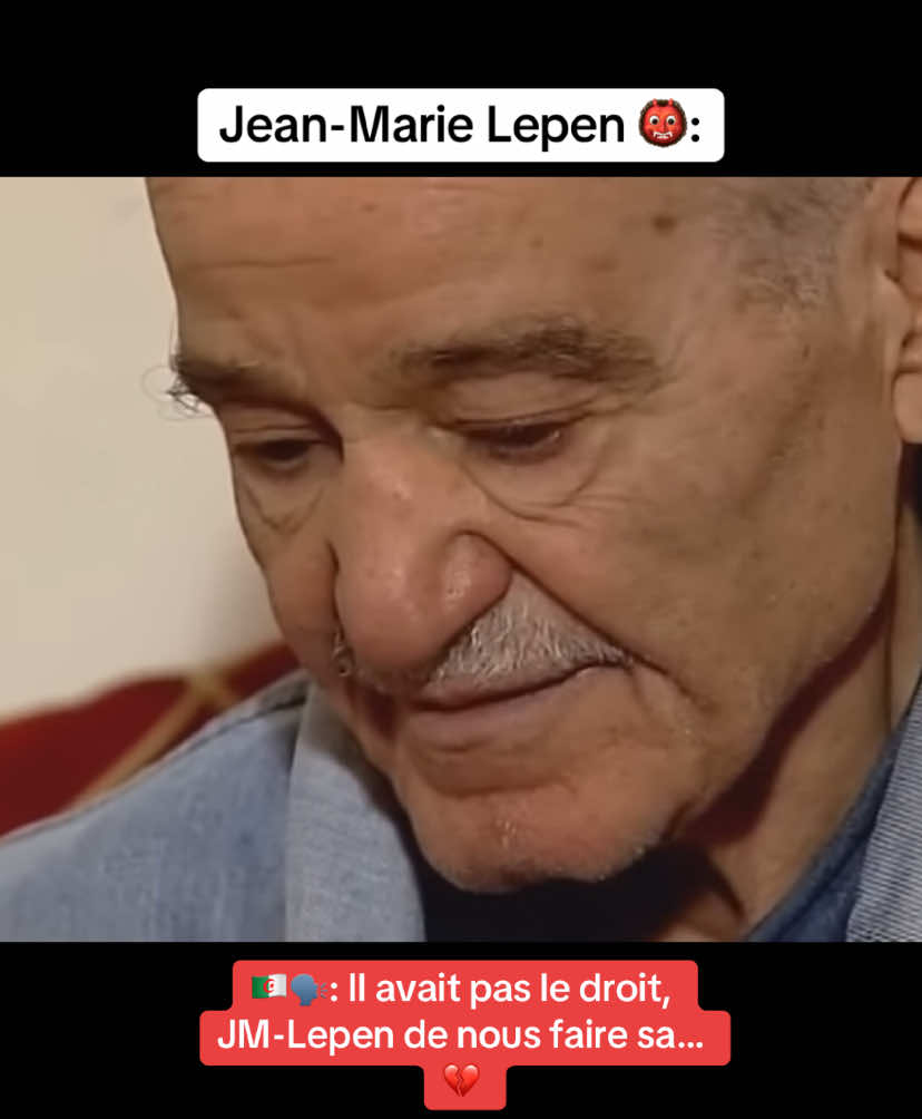 Jean-Marie Lepen est décédée, la bonne nouvelle du jour #politique #algeria #france #ni #oublie #ni #pardon #injustice #🇫🇷 #2025 #janvier #💔 #😢 