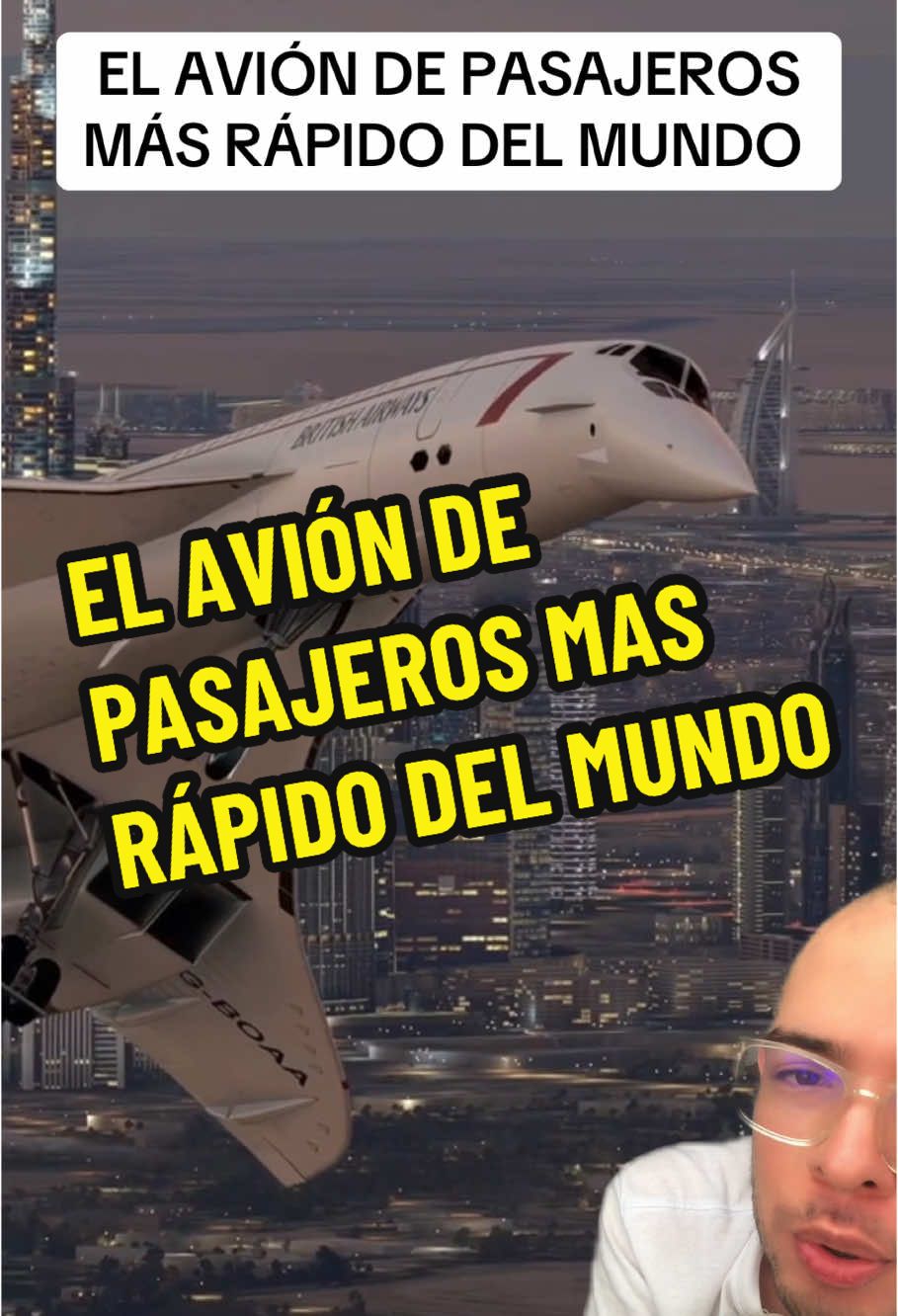 El avión de pasajeros más rápido del mundo 😱✈️ #concorde #avion #aviones #supersonico #avionmasrapidodelmundo #fyp 