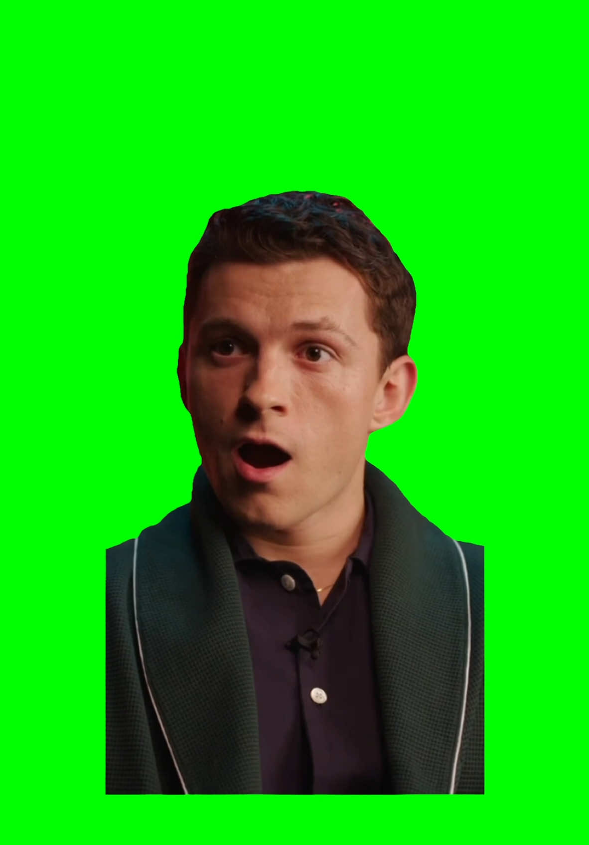 Tom Holland Suprised! shut up Meme Green Screen #discord #capcut #capcut2025 #viralgoals #fyp#greenscreen #meme #memes 