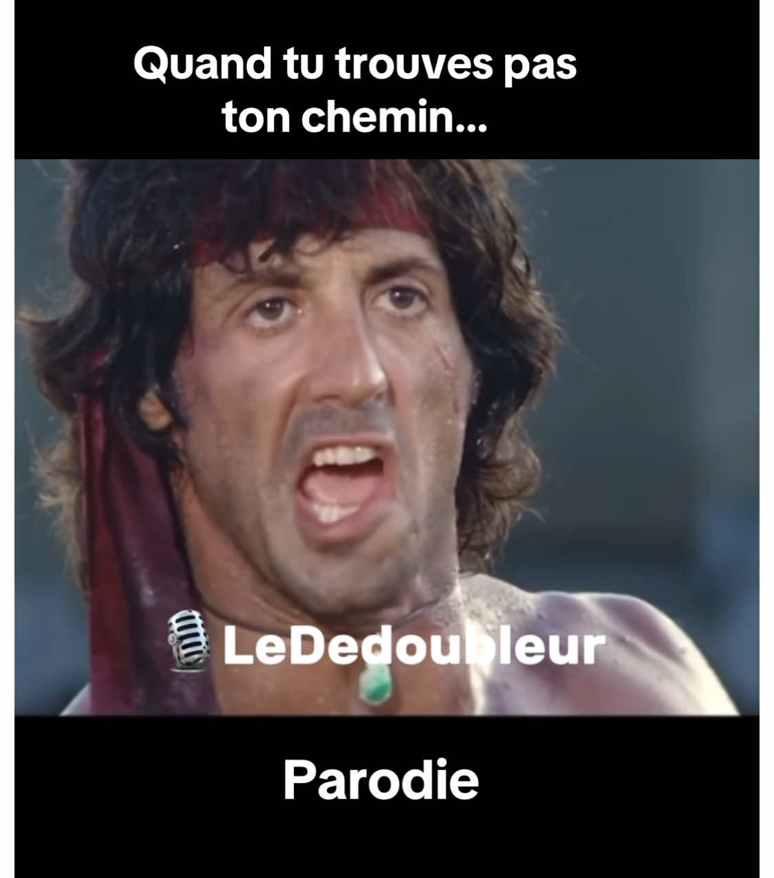 Quand tu trouves pas ton chemin… Parodie Rambo II ##parodie##dub##humour##drole##videodrole##pt##rambo