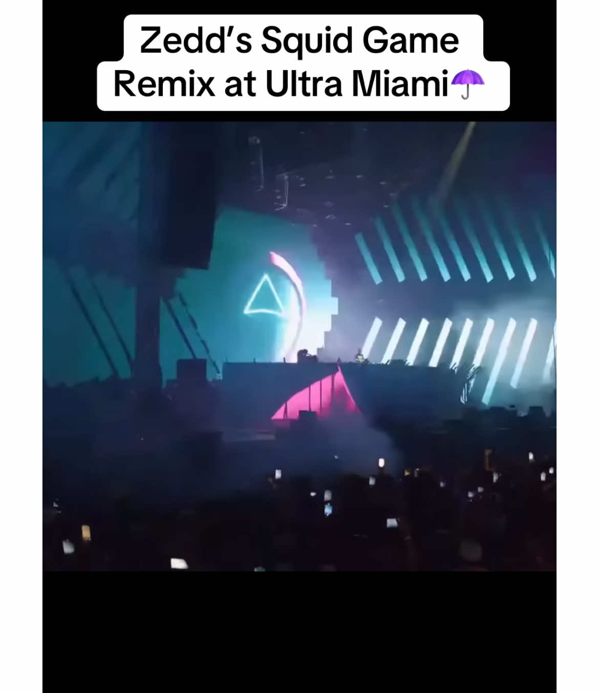 Throwback to Zedd dropping his legendary Squid Game x Do It To It mashup at Ultra Miami 2023☂️ #zedd #squidgame #ultra #ravingreviews