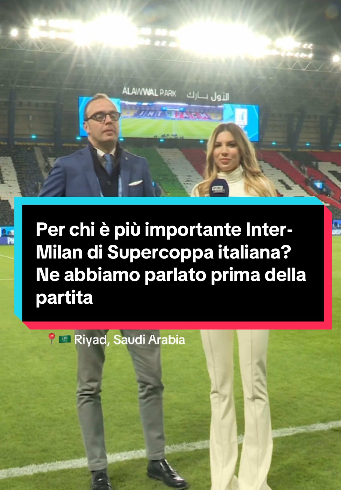 Per chi è più importante Inter-Milan di Supercoppa Italiana?  Ne abbiamo parlato prima della partita con Riccardo Trevisani  #Sportmediaset #Inter #Milan #ACMilan #Supercup #SaudiArabia