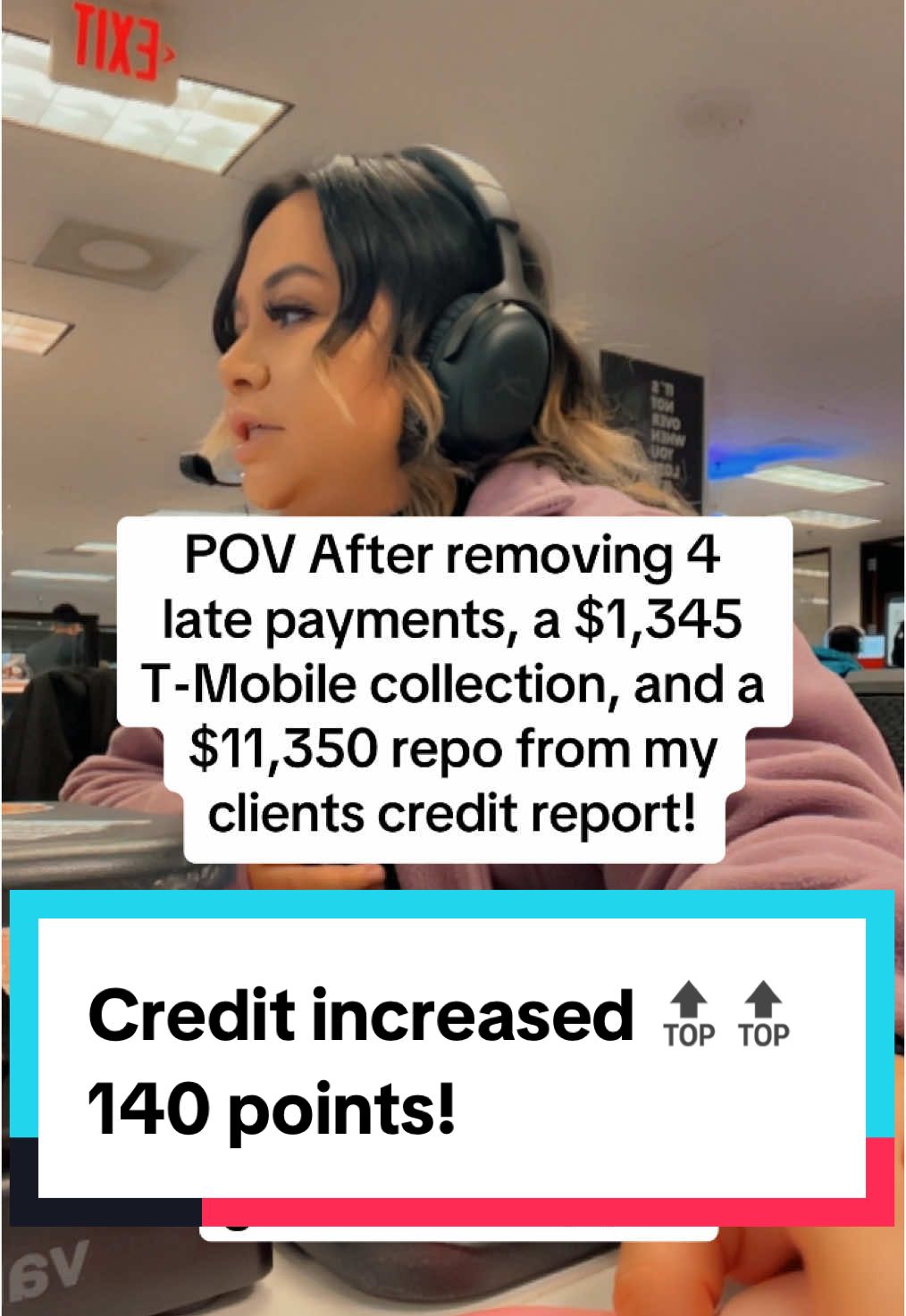 POV After removing 4 late payments, a $1,345 T-Mobile collection, and a $11,350 repo from my clients credit report! Her credit went up to the the 700's✨🙏 She can now qualify to get a new car 🚘 ‼️        ##creditcard##creditrepair##credit##creditscore##creditrepairservices##creditrestoration##creditcards##financialfreedom##credittips##business##paratiii##fixmycredit##badcredit##crediteducation##goodcredit##money##creditispower##finance##debtfree##fixyourcredit##entrepreneur##realestate##mortgage##studentloans##credithelp##creditreport##businesscredit##creditmatters##creditcarddebt##parati##msicreditsolutions##msicreditgirl##msi##credithelp#parati #birdflu #credit 