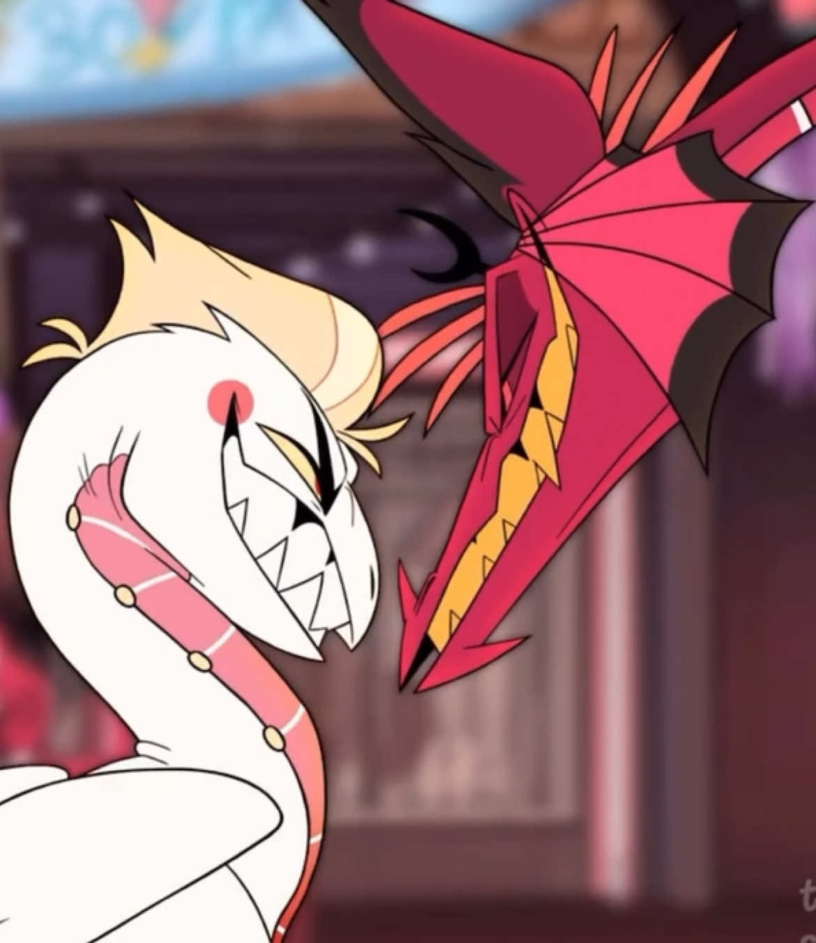 🐉. made by SeaSaltShrimp on yt 💖 #radioapple #alastor #hazbinhotel #lucifer #fyp #foryo 