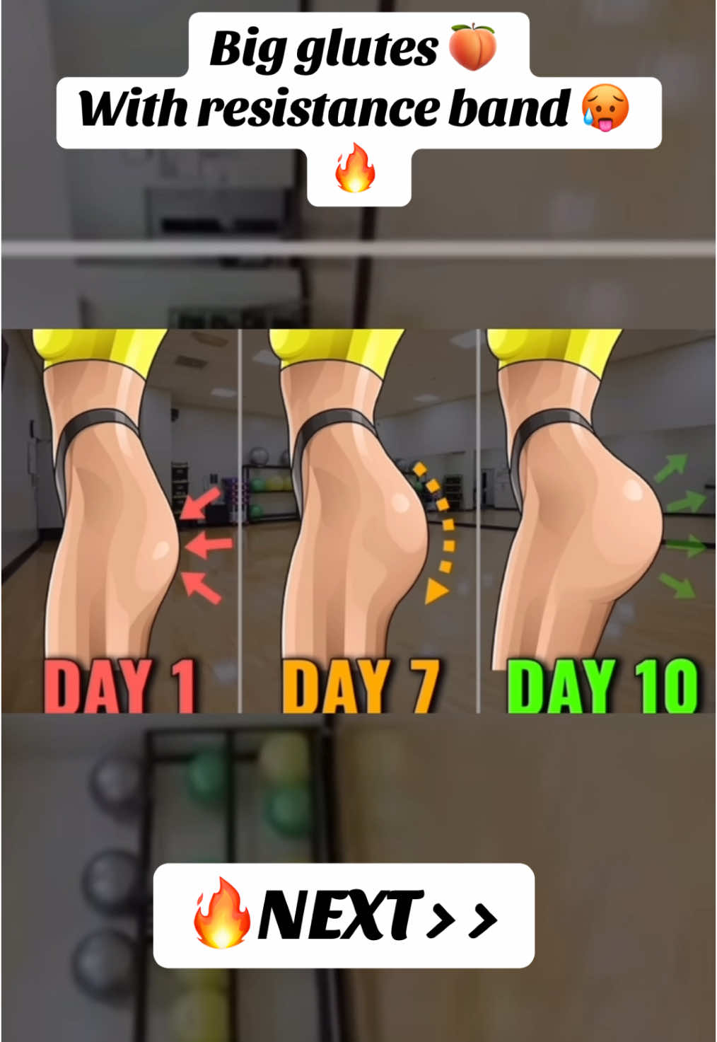 15 minutes to Get a big glutes with banded only at home 🔥🔥🔥  For you ladies ❤️ 5 exercises  4 rounds  20’sec work 20’sec rest 1 min rest between rounds  #homeworkout #glutes #leg #coach #workout #women #motivation #Fitness #gym #fyp #viral #fortou #explore 