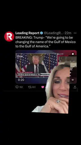 we're sooooo back #greenscreen #fyp #foryou #foryoupage #trump #politics #gulfofmexico #gulfofamerica 
