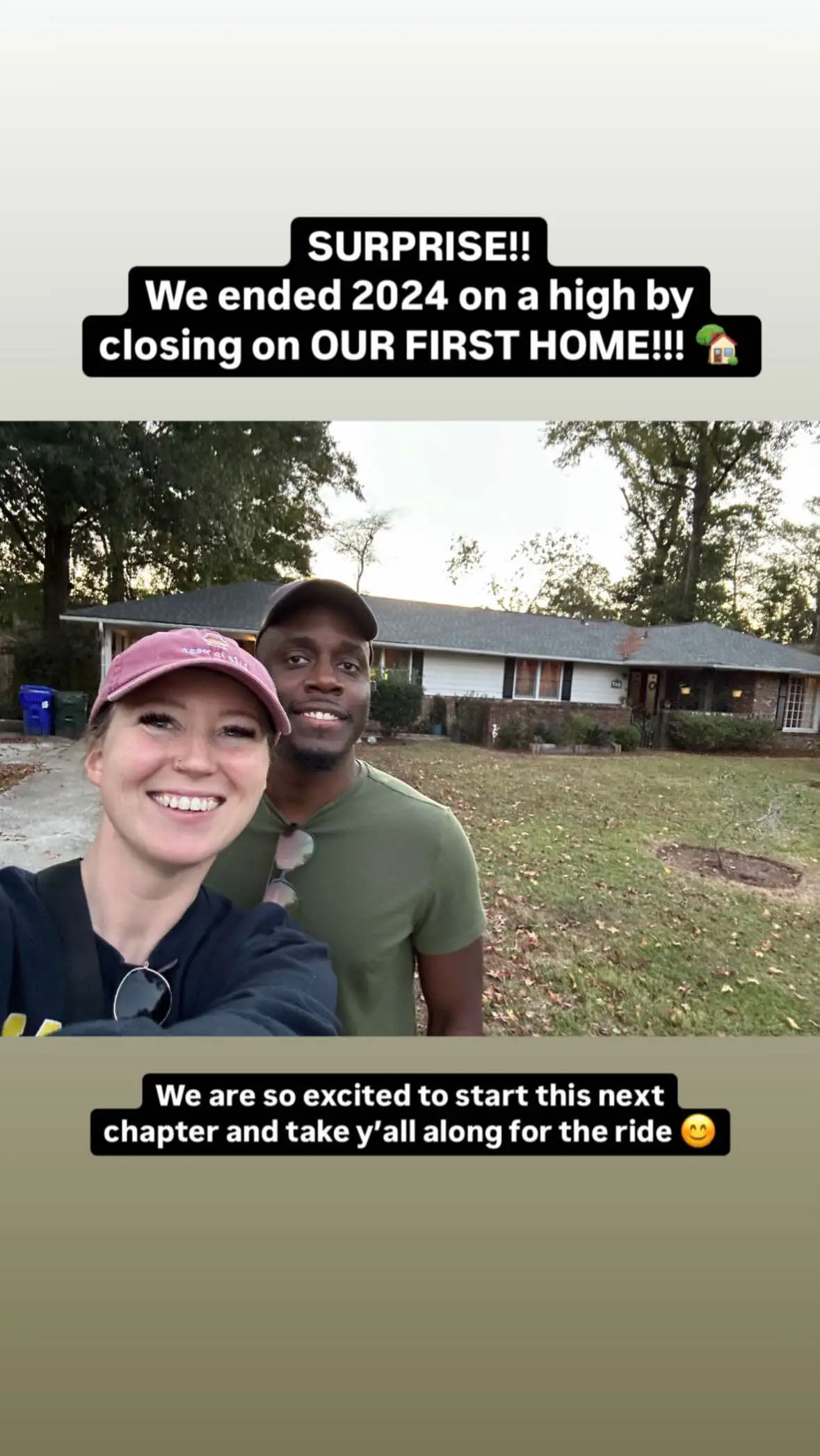 Y’all have no idea the content you’re about to get of this saga, it’s been a wilddddd ride. 😂 But we are SO excited for this new chapter and to make this house a home! Stay tuned for lots and lots of adventures 😊