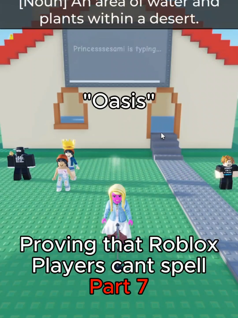 Antwort auf @walter.__.black Oasis CANNOT be that hard to spell 🙅😭😭❌ #Roblox #Capcut #fyp #kingvon #xyczba #kingvonedits #mrhawking #spellingbee #spelling #crazy #lobotomy #spongebob 