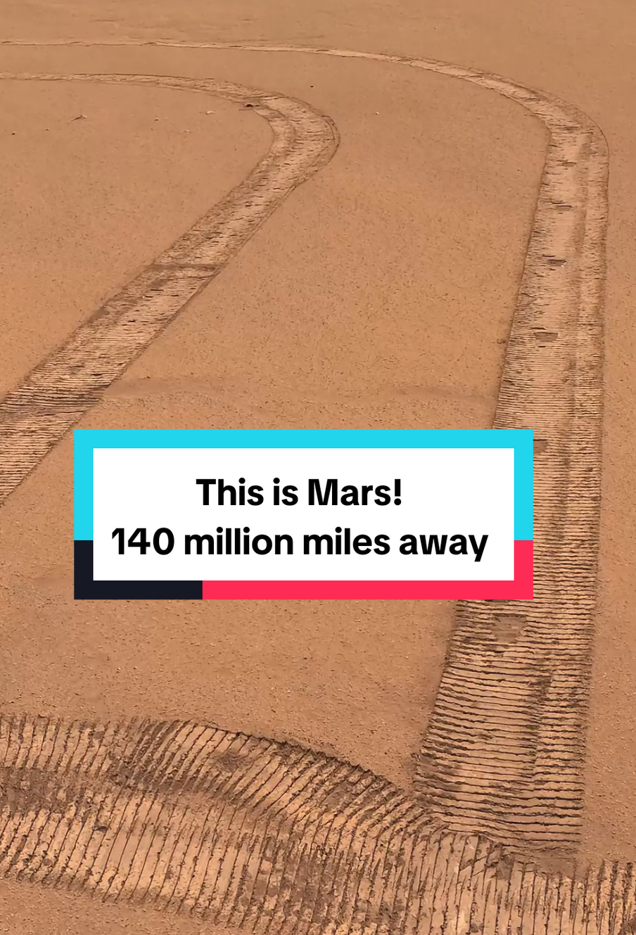 This is Mars! 140 million miles away from us...