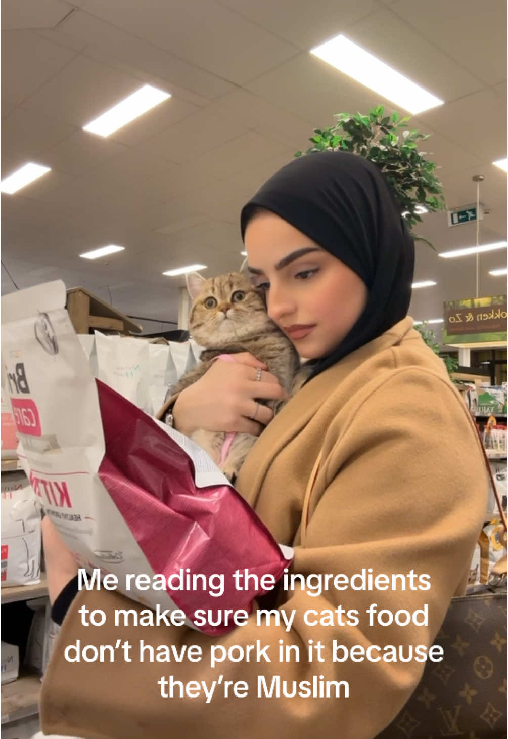 Doing some groceries with Mimi🐱💕🍗🛒 #fyp #foryoupageofficial #foryoupage #foryou #muslimcat #catlover #catsoftiktok #cats #catmom #kitten #babygirl #momlife #baby 