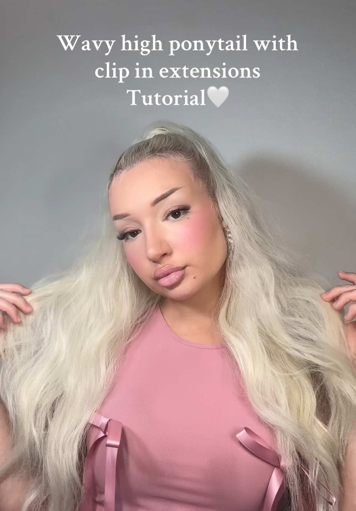 Quick tutorial💖 I'm using @LullaBellz extensions in Super Thick 26