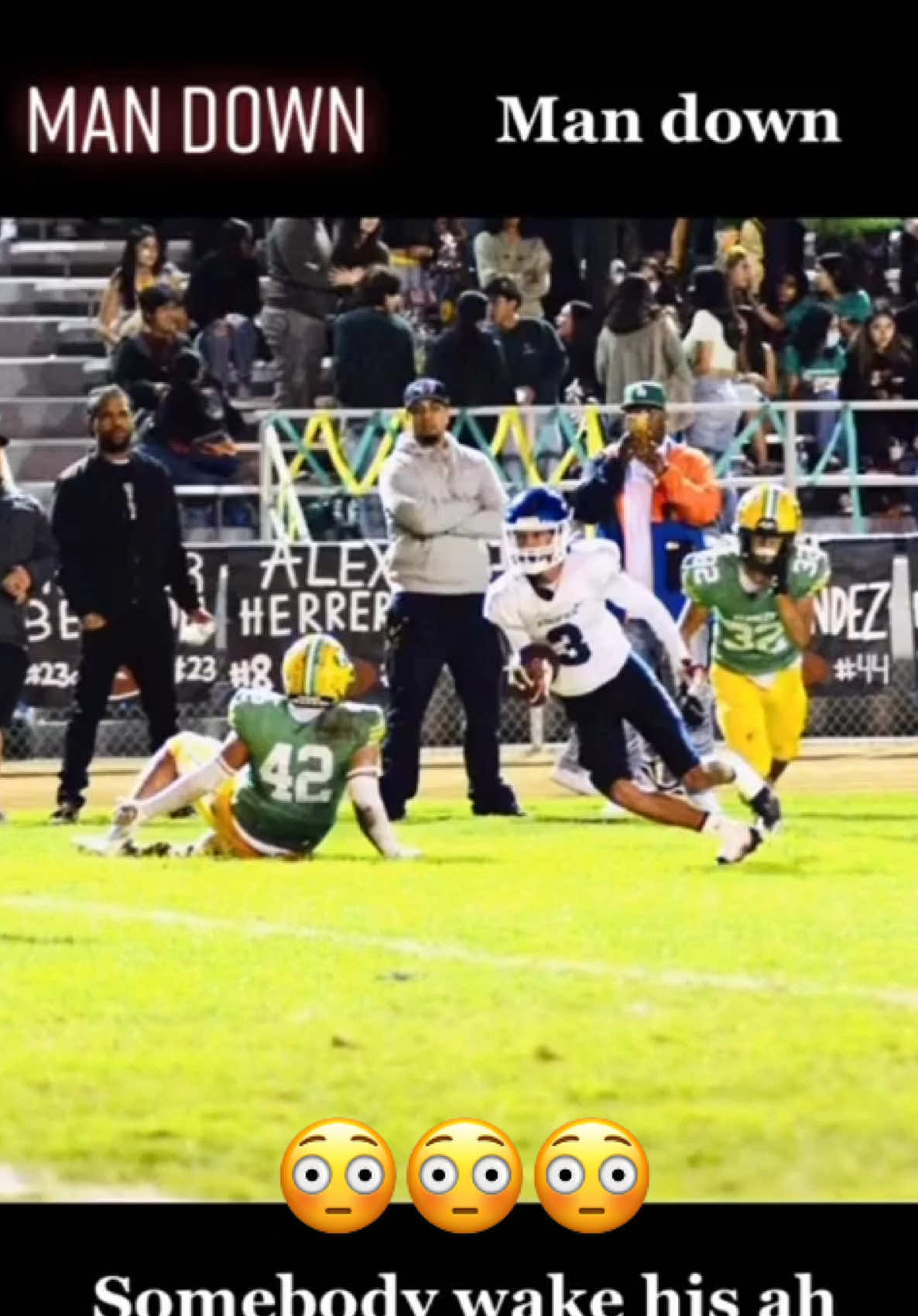 Ankles! 🤧 (via k3upnext/IG) #football #ankles #anklebreaker #widereciever #shifty #juke #mandown #highschoolfootball #sports #athlete 