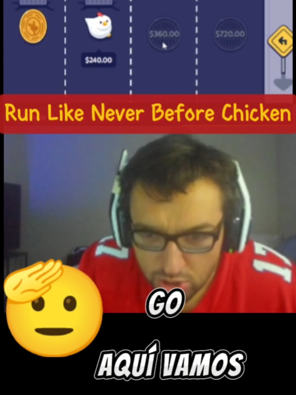 Run Like Never Before Chicken!! #fypp #clip #clips #fyp #kickstreaming #stevewilldoit 