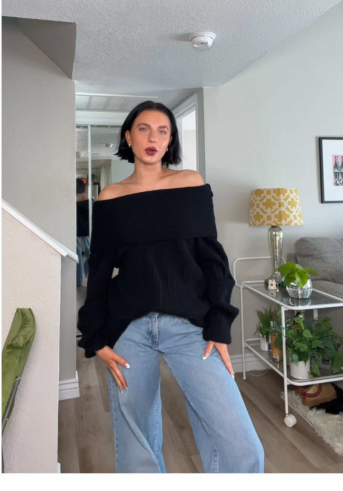 Off the shoulder sweaters are in & I’m so here for it 😻 #spotlightfinds #ttsstarcreators #newyearnewaura #starcreatorcompetition #tiktokshopholidayhaul #tiktokshopyearendsale #sweaterweather #sweaters #knitsweater #oversizedsweater #offtheshouldertop #offtheshouldersweater 