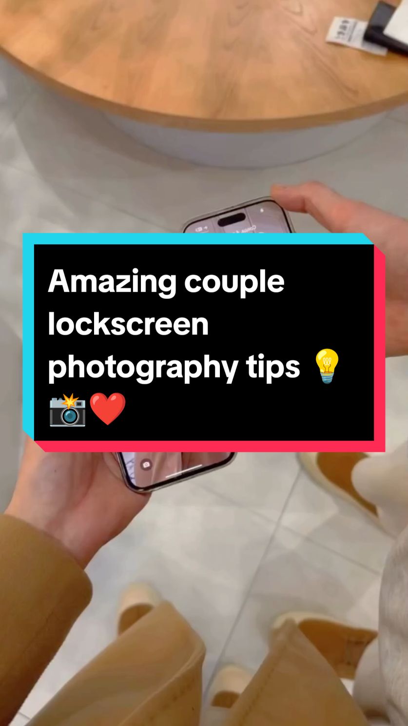 Amazing couple lockscreen photography tips 💡📸❤️ #fyp #photography #mobilephotography #couple #lockscreen 