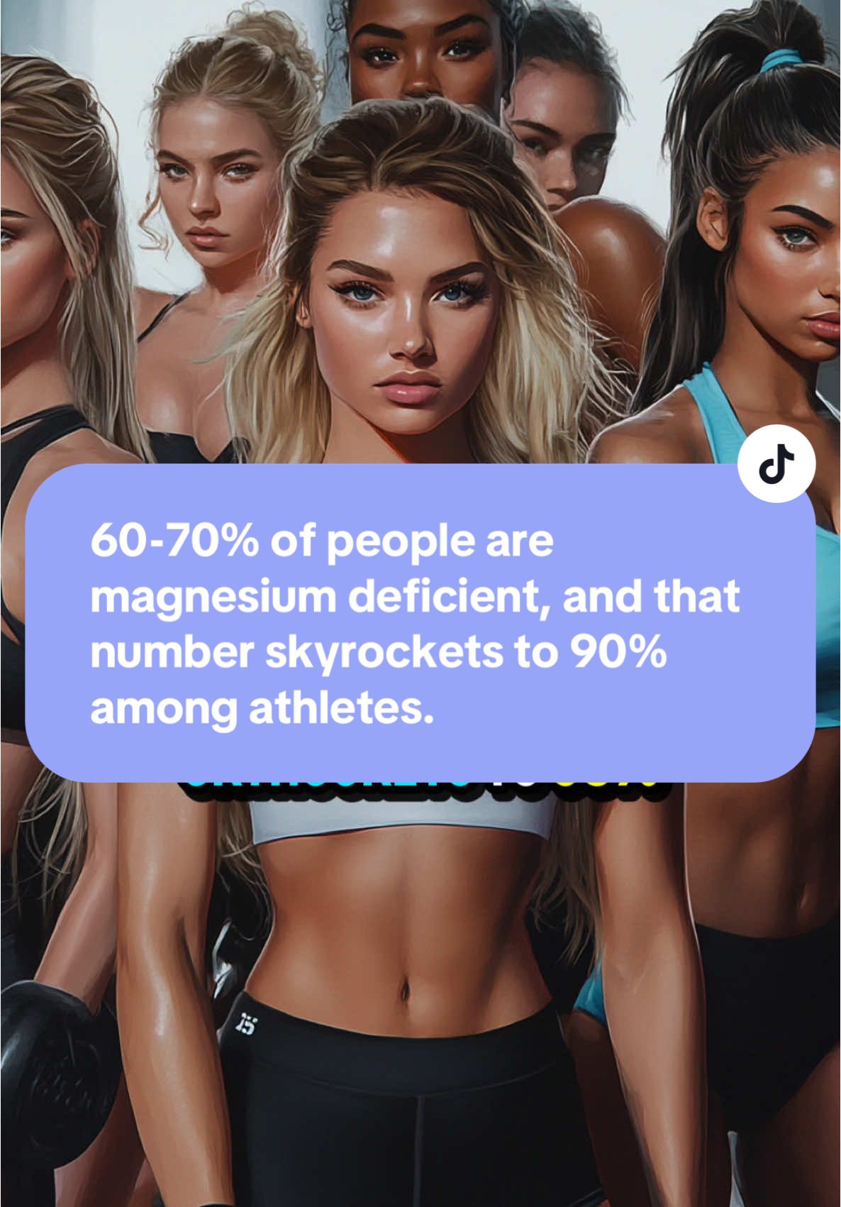 60-70% of people are magnesium deficient, and that number skyrockets to 90% among athletes. Celtic Salt ensures you get the magnesium you need for peak performance. #magnesiumdeficiency #magnesium #celticsalt #electrolytes #hydrationtips 