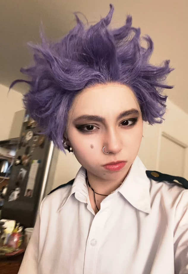 💜🐈‍⬛🧠-idk if i like or not this cosplay Thats so weird btw Don’t look at my lace . #shinsocosplay #shinsoucosplay #shinsohitoshicosplay #hitoshishinsoucosplay #shinsouhitoshi #bnhacosplay #mhacosplay #cosplaymha #cosplaybnha 