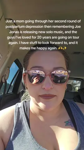Having things to look forward to is helping with the postpartum blues. 🫶✨️ @Jonas Brothers @joejonas @Nick Jonas @Kevin Jonas #jonasbrothers #postpartum #mom #momlife #jonasbrotherstour 