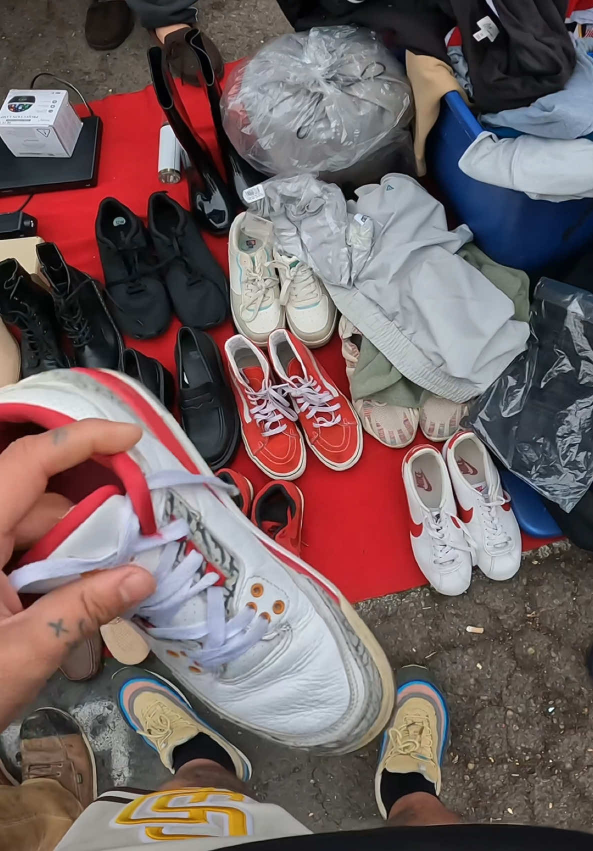 Flea market de san diego #tianguis #fleamarket #segundamano #thrift #jordan 