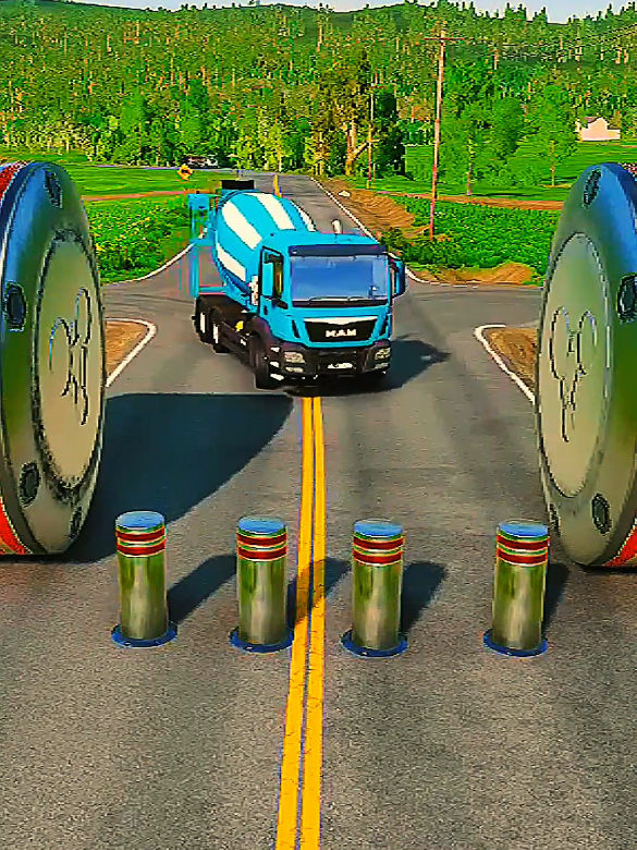 #beamngdrive #gaming #carcrash #simulator #truck #fyp #bus 