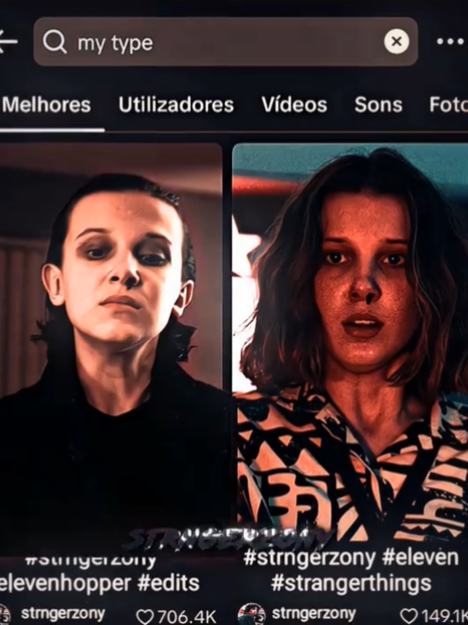 Eleven emo is my type! ,and for the people who keep insulting me saying that I edit in Ae, check out the beginning of this video, and I really edit in alight motion 🤡🥲👍🏽 #elevenhopperedit #elevenhopper #strangerthings #fyp 