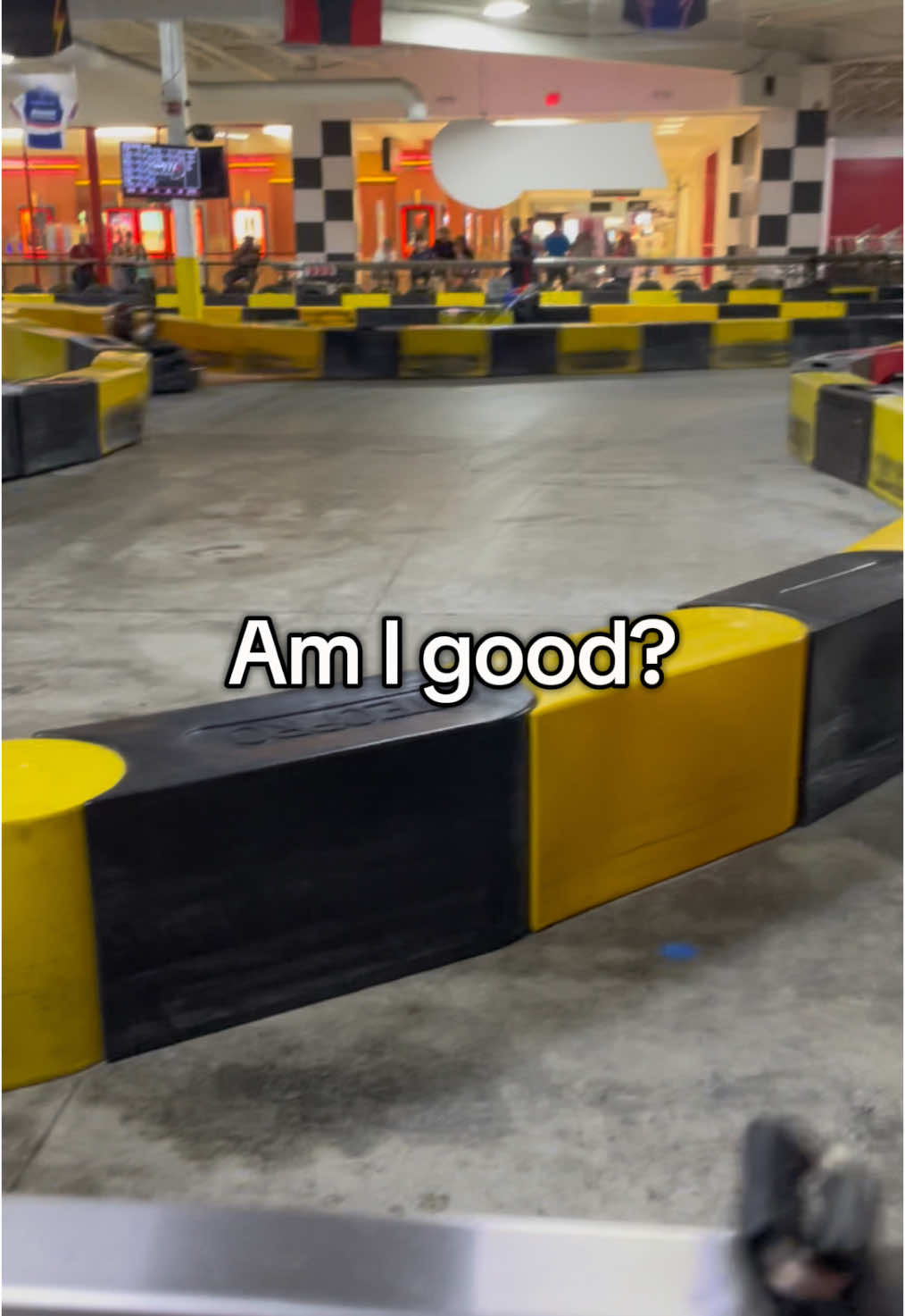 Did I cook? #fyp #gokarting 