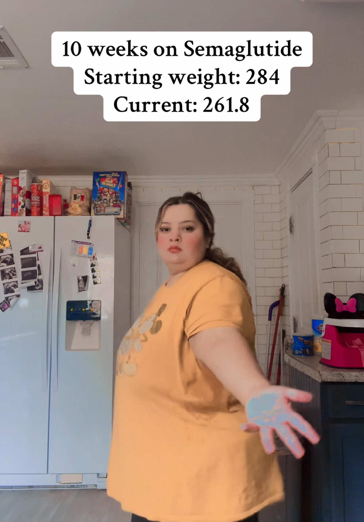 Semaglutide progress over 10 weeks #weightloss #semaglutide #fyp #MomsofTikTok 