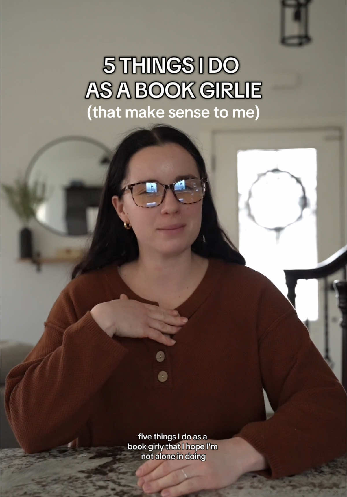 five things I do as a book girlie that just make sense…to me!!! lol please tell I’m not alone!! #bookishthings #bookgirl #booktokgirlies 