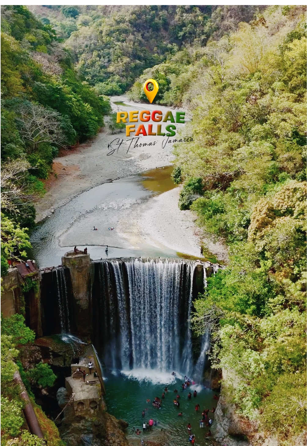 .	“Hidden in the hills, this St. Thomas treasure is a reminder of Jamaica’s breathtaking charm! 🌴💦 Captured from above, the view is pure magic. 🇯🇲   #fyp #WaterfallDreams #VisitJamaica #caribbeantiktok #jamaicatiktok🇯🇲 #DroneAdventures #JamaicaUnseen 