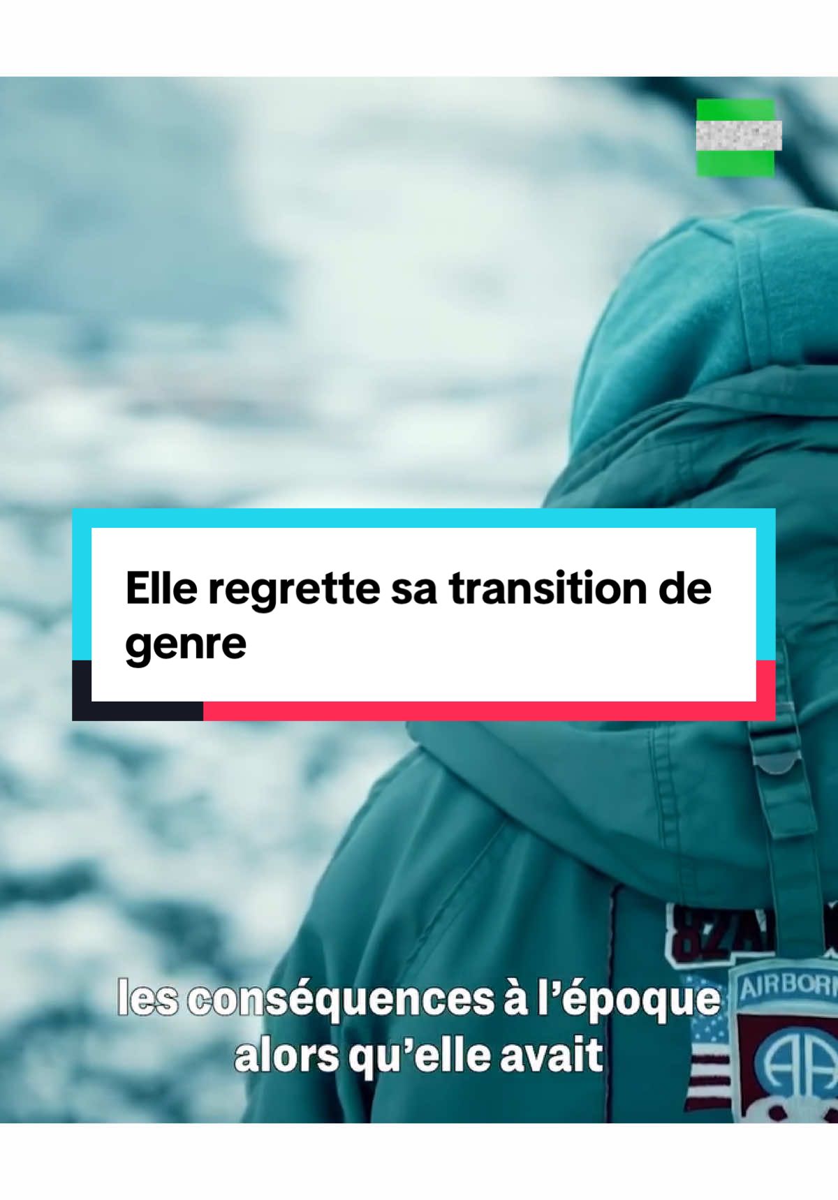 7 ans après elle regrette d’avoir pris la decision de changer de genre.  #docuts #documentary #reportage #transformation 