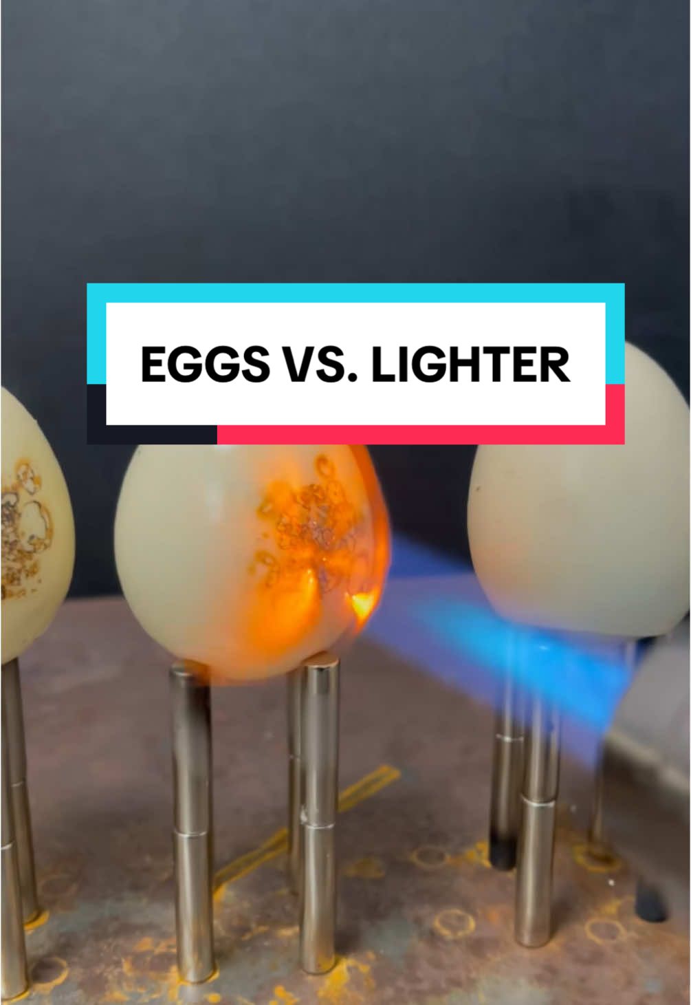 Powerful Lighter vs. Eggs #fyp  #satisfyingvideo #foryou 