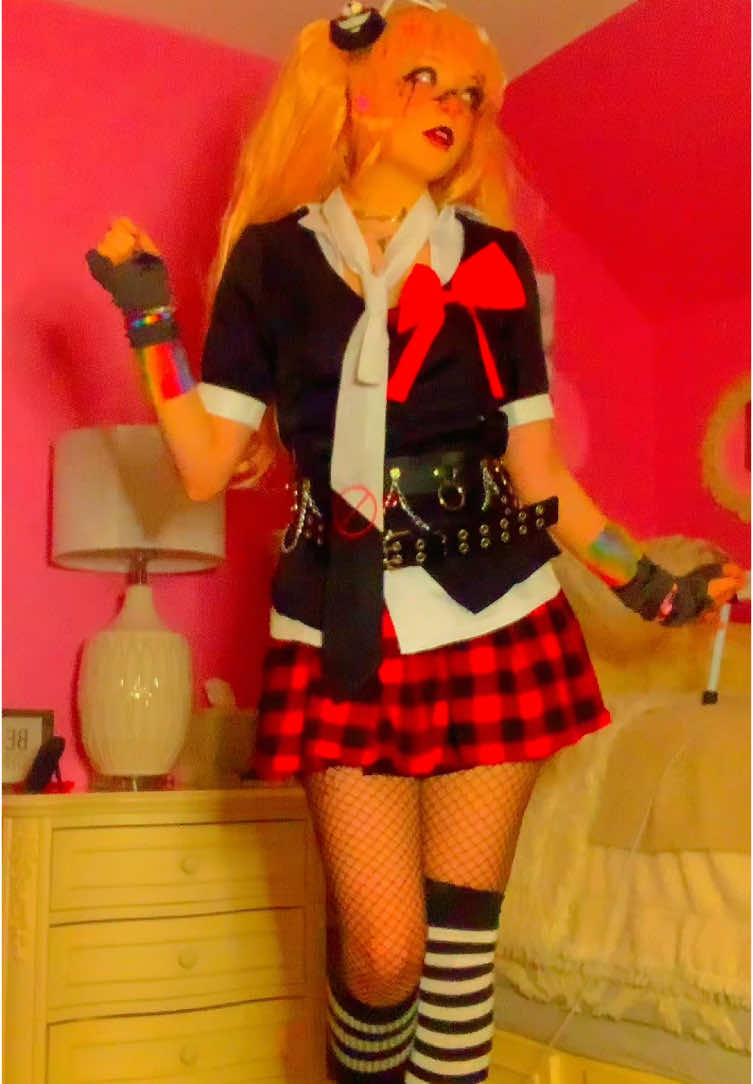 I think I might watch some Haikyuu later!! ^-^ #junko #junkoenoshima #junkoenoshimacosplay #danganronpa #alt #alttiktok #2020alt #bringback2020 #danganronpacosplay #2020 #cosplay #coffeeandkarmacos 